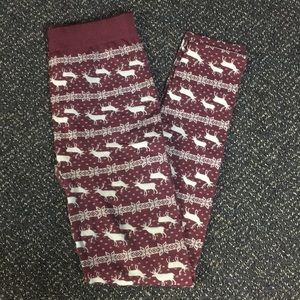 Women’s reindeer leggings